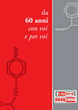 Libretto Da 60 anni 2005 - ICAP-SIRA Chemicals and Polymers S.p.A.