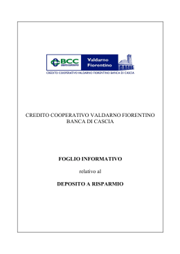 deposito a risparmio
