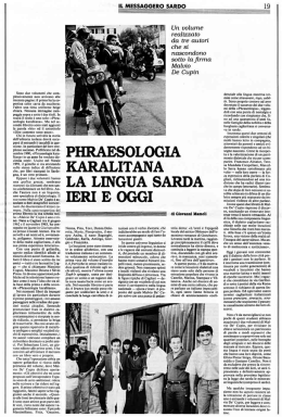 Sono due volumetli che corn - Regione Autonoma della Sardegna