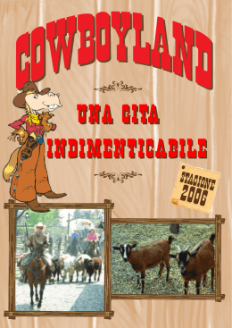 Cowboyland libretto 2006