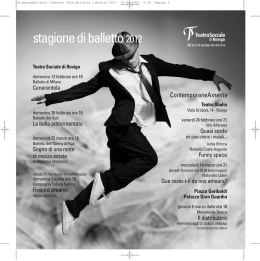 StagioneBalletto libretto 2012:Balletto libretto 2011