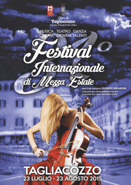 Libretto  - Tagliacozzo Turismo