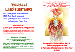 Originale libretto festa patronale Gorle pdf