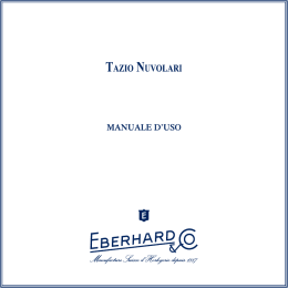 scarica il manuale d`uso