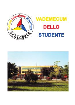 Vademecum dello Studente 2014-15 - Istituto di Istruzione Superiore