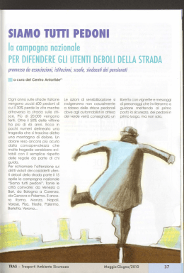 siamo tuti`i pedoni