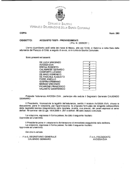 ACQUISTO TESTI - PROVVEDIMENTI