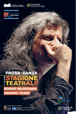 Libretto Stagione Teatrale 2015/16