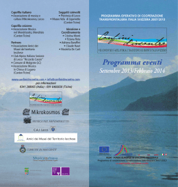 Programma Completo Settembre 2013