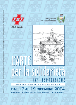 Libretto Malnate 2004