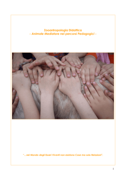 Zooantropologia Didattica libretto