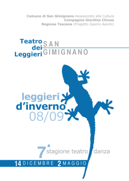 Scarica libretto - Compagnia Giardino Chiuso