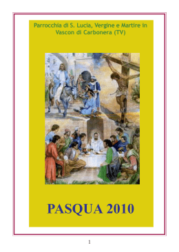 Pasqua 2010 - Libretto.pmd
