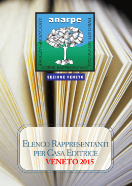 Elenco Rappresentanti per Casa Editrice Veneto 2015