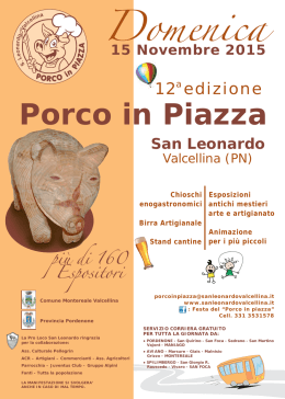 libretto porco 2015 - San Leonardo Valcellina