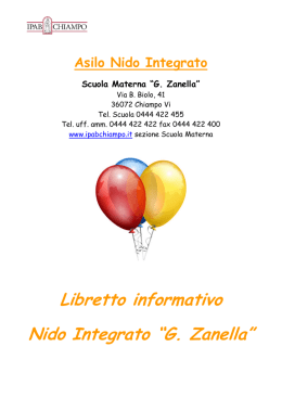 Libretto Informativo