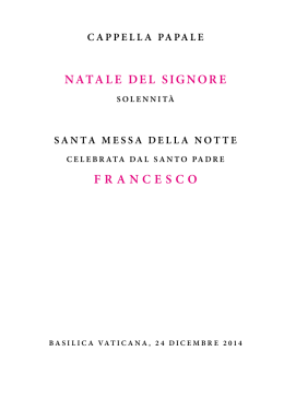 natale del signore francesco