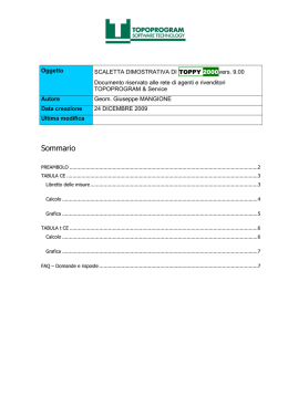 SCALETTA DIMOSTRATIVA DI TABULA t