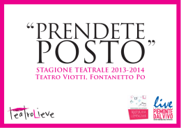 prendete - Teatro Lieve