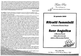 &ldquo;Suor Angelica&rdquo; di Puccini rappresenta un vero e proprio banco di