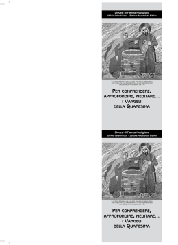 libretto - Diocesi di Faenza - Modigliana Settore per l`Apostolato