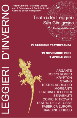 Scarica libretto - Compagnia Giardino Chiuso