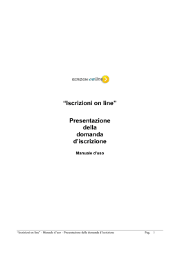 Iscrizioni on line - Ufficio scolastico regionale per la Lombardia
