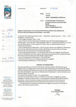 dei EFEB - Parco Nazionale della Majella