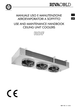 manuale uso e manutenzione aeroevaporatori a