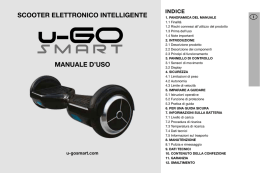 scooter elettronico intelligente manuale d`uso