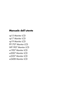 Manuale dell`utente