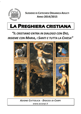 Scarica il libretto COA 2014-2015 - Azione Cattolica della Diocesi di