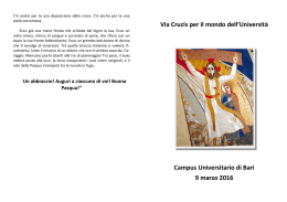 Libretto Via Crucis - Cappella Universitaria PoliBa