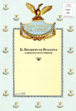 pdf Il segreto di Susanna libretto