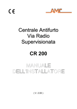 MANUALE DELL`ISTALLATORE