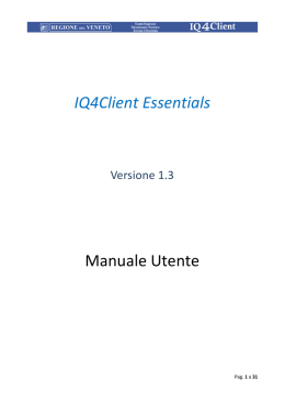 manuale d`uso - Regione Veneto