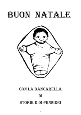 Libretto di Natale 2012 - Comunità Piccola Betania