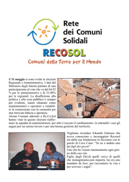 2015 - Comuni Solidali