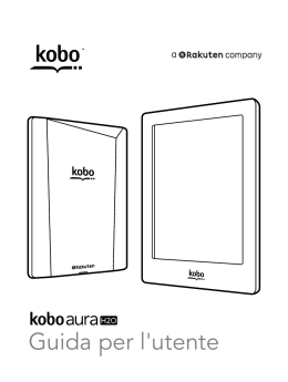 Manuale utente di Kobo Aura H2O