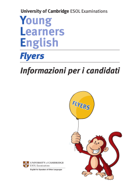 Yle Flyers info candidates