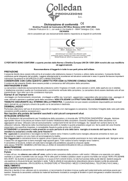 Certificazione CE Zanzariere MOLLA