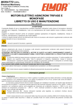 Manuale Uso e Manutenzione