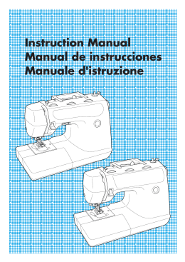 Instruction Manual Manual de instrucciones Manuale d`istruzione