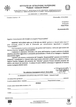 n. 44 del 17/11/15 - Podesti &ndash; Calzecchi Onesti