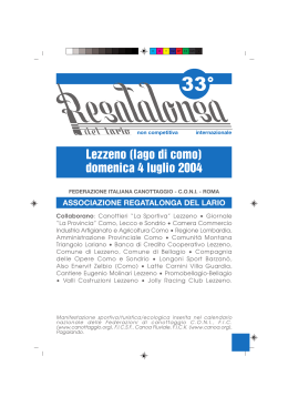 REGATALONGA 2003 libretto
