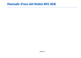 Manuale d`uso del Nokia N95 8GB