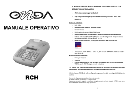 MANUALE OPERATIVO