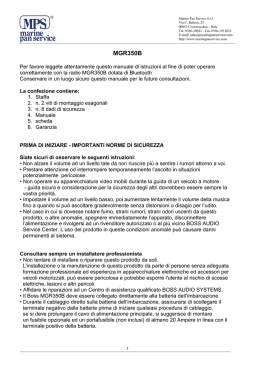 Scarica Manuale Italiano Boss Marine