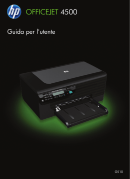 HP Officejet 4500 (G510) All-in-One series User Guide
