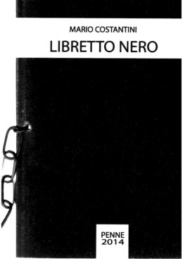 LIBRETTO NERO - l`aria di penne